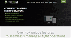 Desktop Screenshot of flightpro135.com
