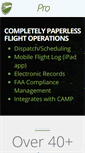 Mobile Screenshot of flightpro135.com